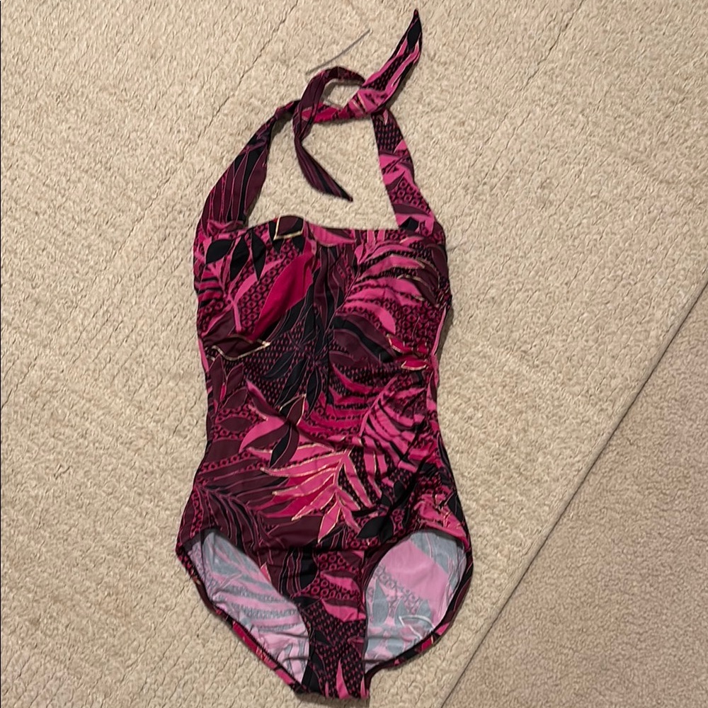 Tropical Halter Swimwear
